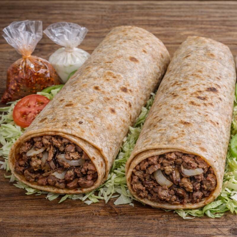 🐼 2 Mega Burritos (Asado🥩)