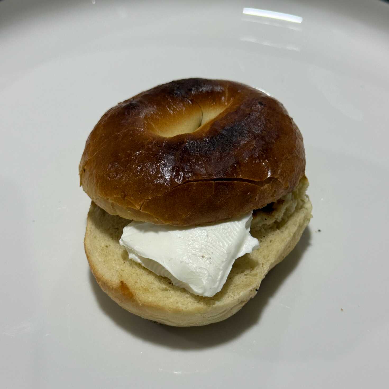 Mini Bagel con Queso Crema