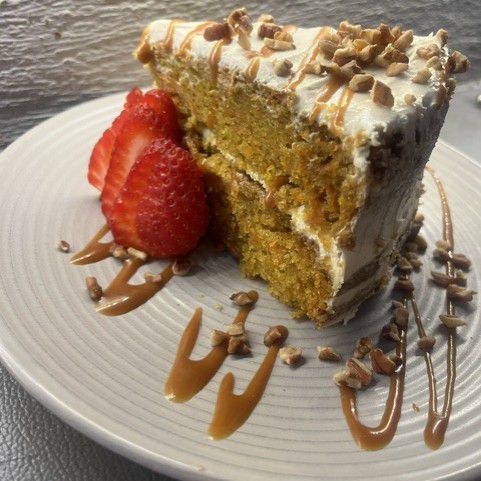 Rebanada Pastel de Zanahoria