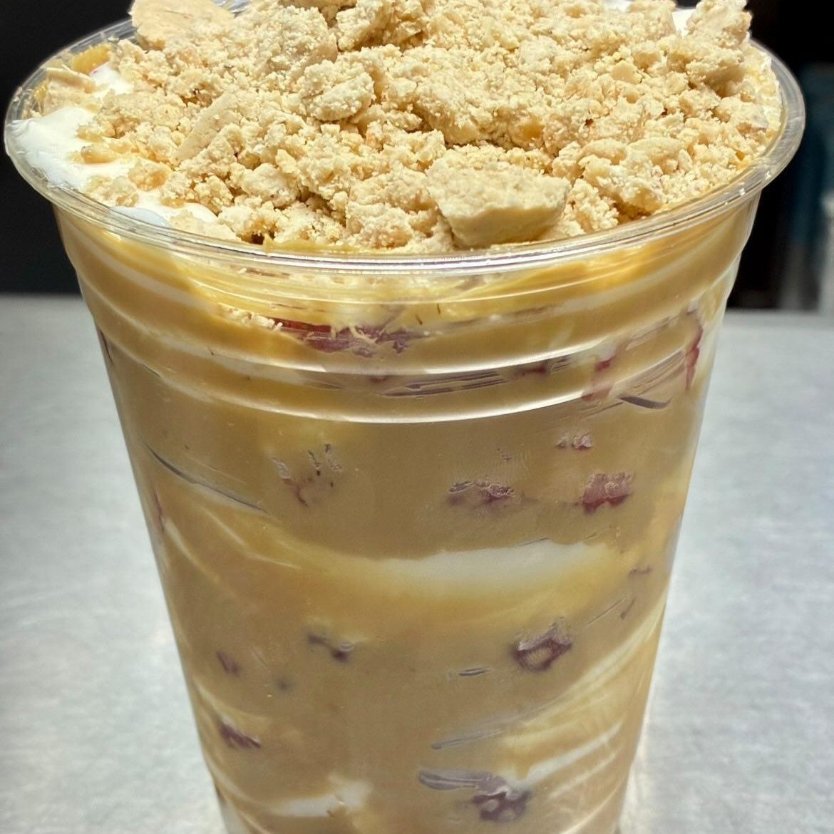 Fresas con Crema Mazapan