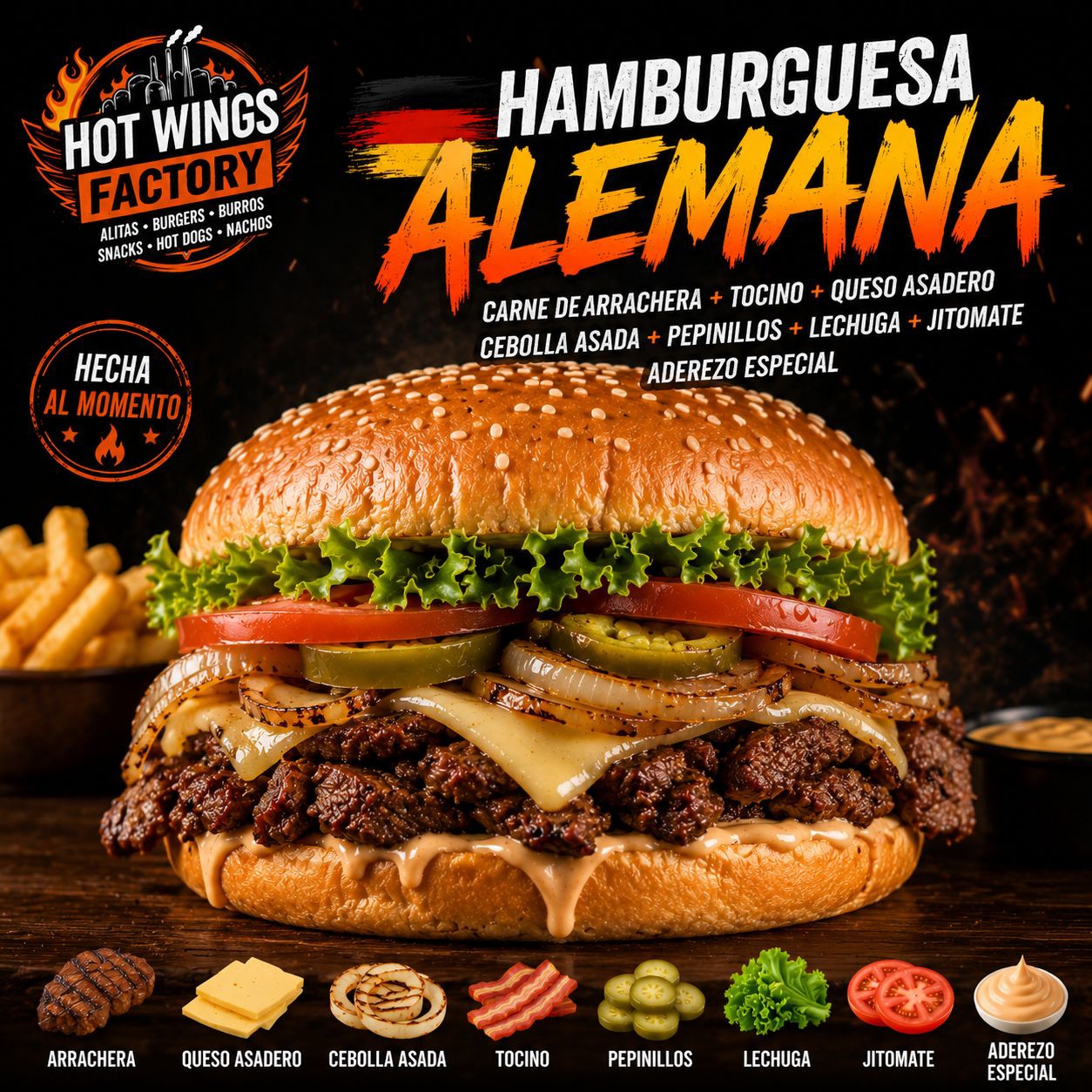 HAMBURGESA ALEMANA