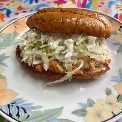 Pambazo de Picadillo