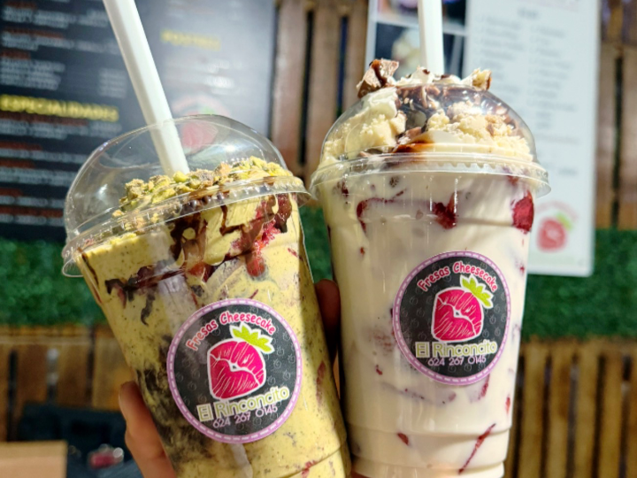 Fresas Cheesecake El Rinconcito Mazatlán