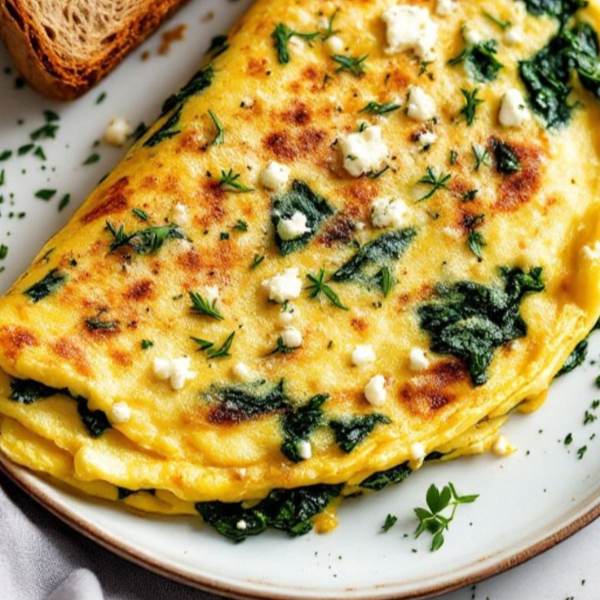 Omelette Verde (espinacas)