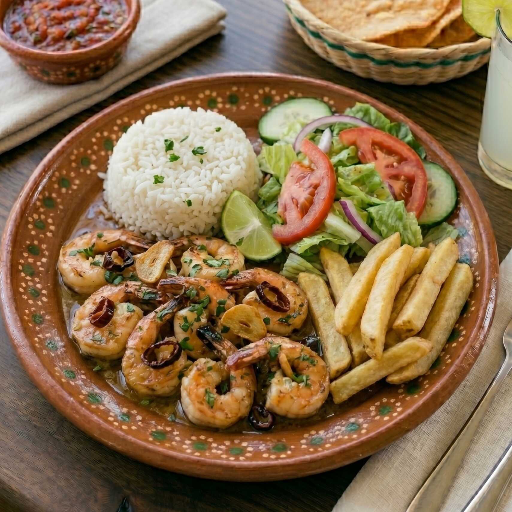 Camarones al Ajillo