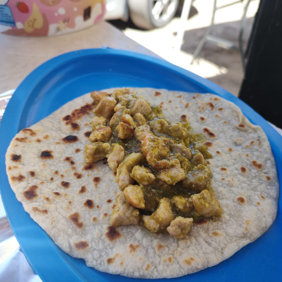 Tacos de Guisado - Puerco en Salsa Verde
