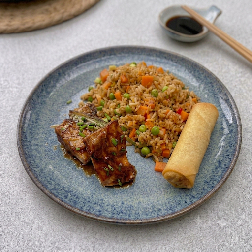 Combinación Costillas Teriyaki