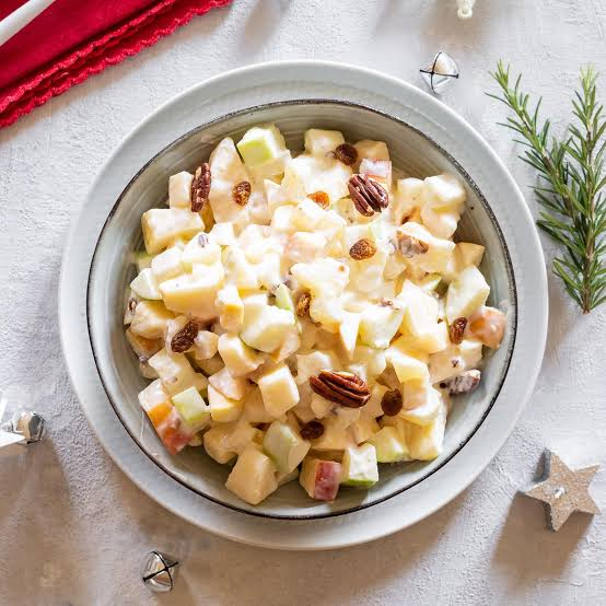 Ensalada de Manzana con Crema