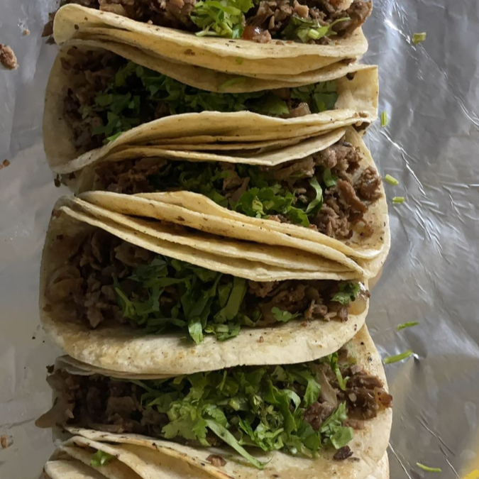 Taco Chico de Bistec Picado de Res
