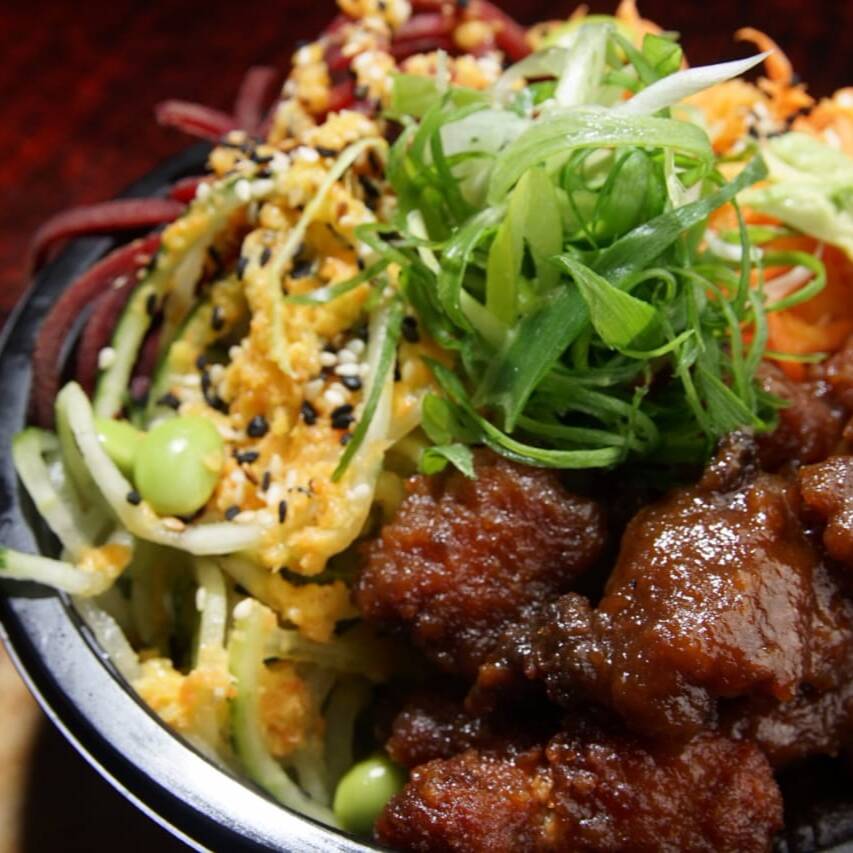 Donburi de Pollo al panko