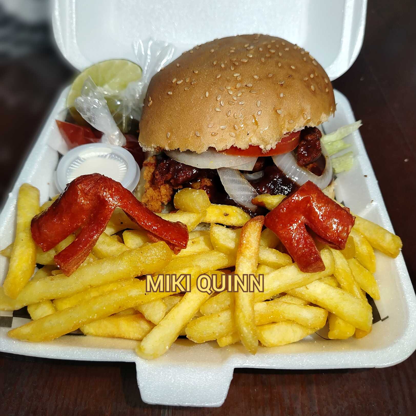 Hamburguesa TENDERS BBQ