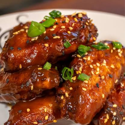 6 Tulípas de frango frito crocante e agridoce com temperos árabes, muito sabor inesquecível.