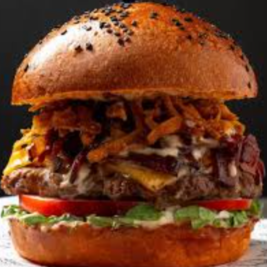 Hamburguesa Triple Carne Queso Tocineta