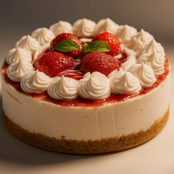 Mousse Fresa Mini / Cheesecake Sin Horno