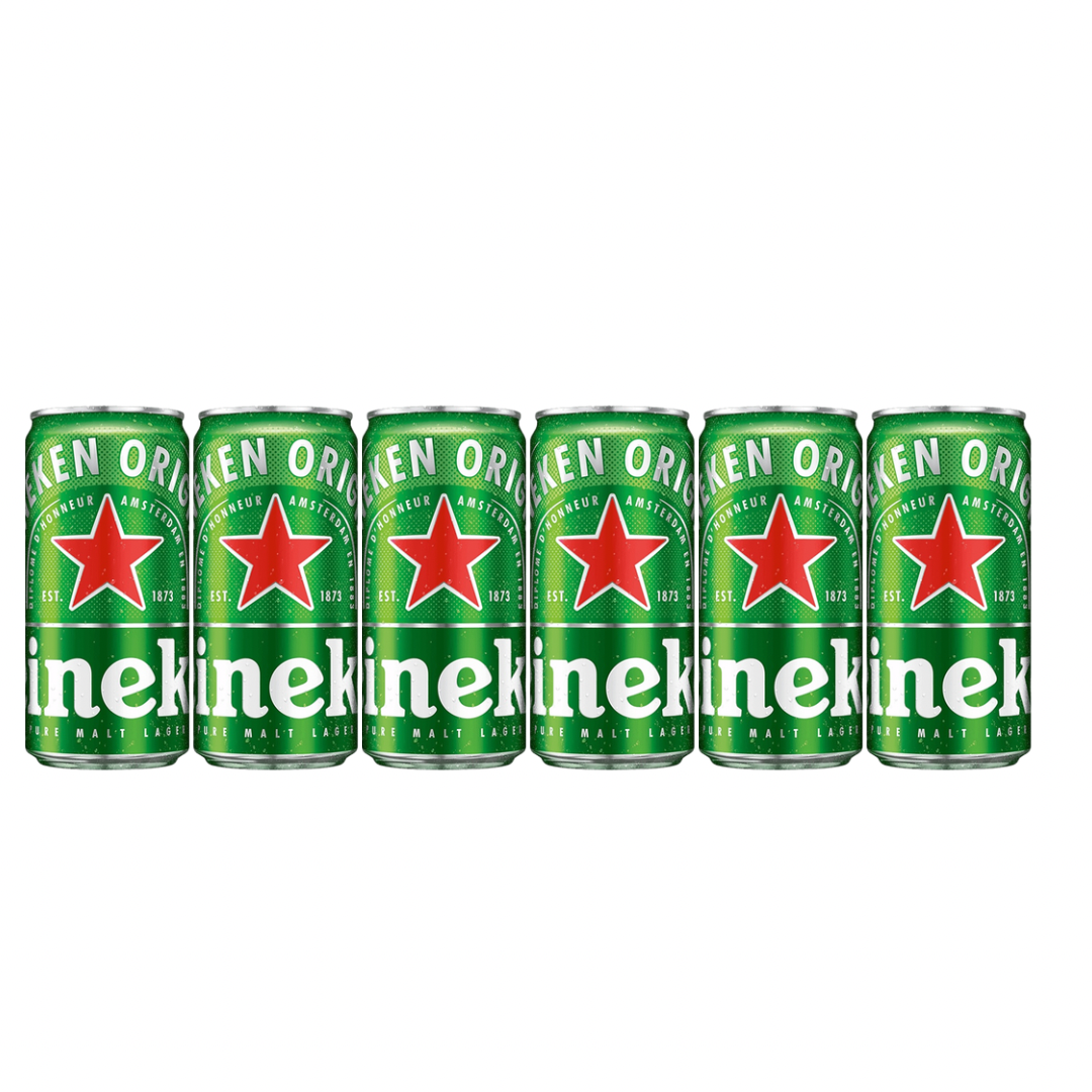Combo com 6 unidades Latas Heineken - 269ml
