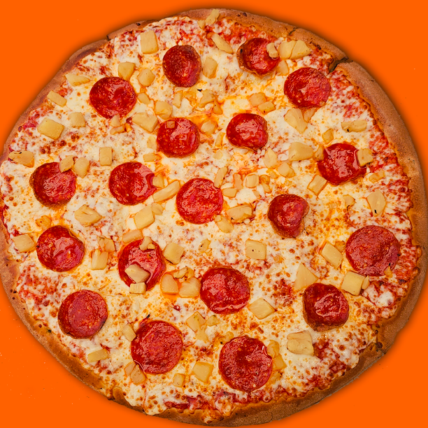 Pizza Familiar Pepperoni con Piña