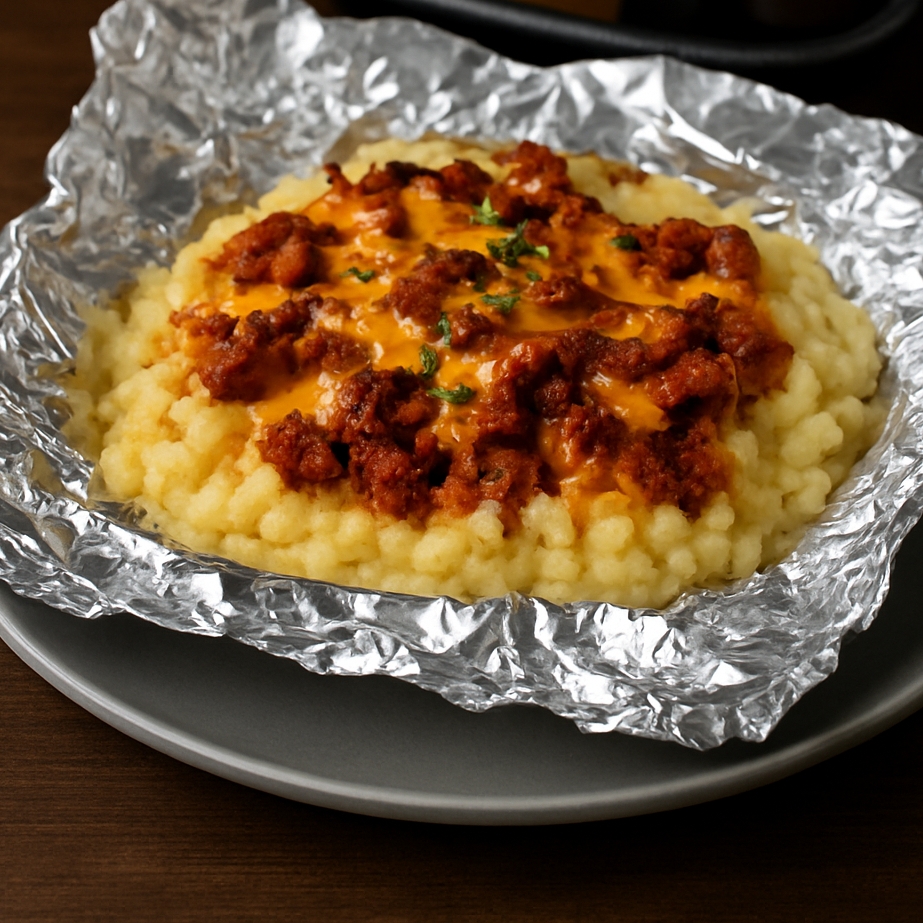 Papa Rellena de chorizo