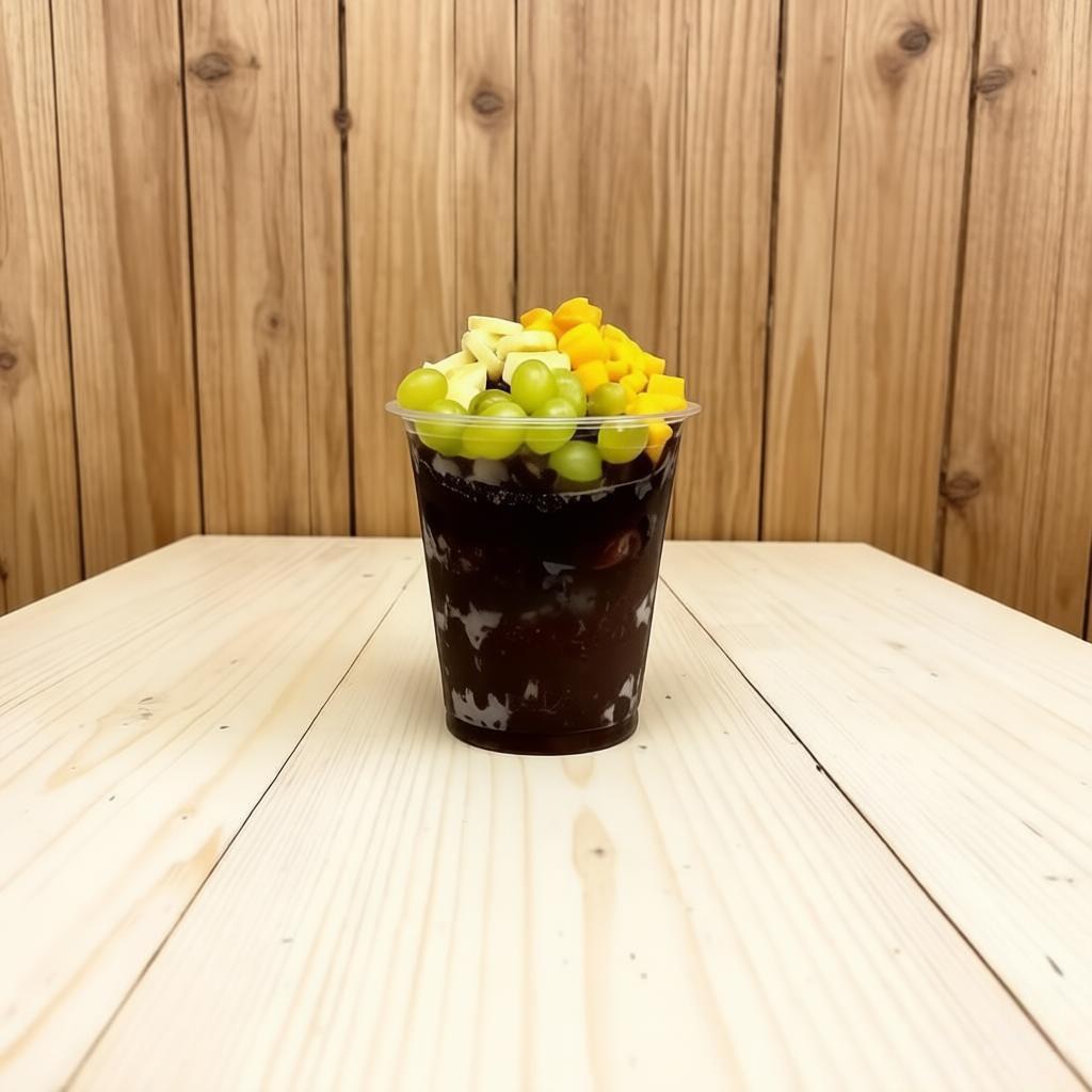 Loucos por Frutas: Açaí, Frutas Cortados, Nutella e Condimentos a sua escolha. O verdadeiro Açaí Batido, sem conservantes. Aqui você monta o Açaí do seu jeito, com todos os complementos, pode adicionar frutas, Nutella, e Ovomaltine.