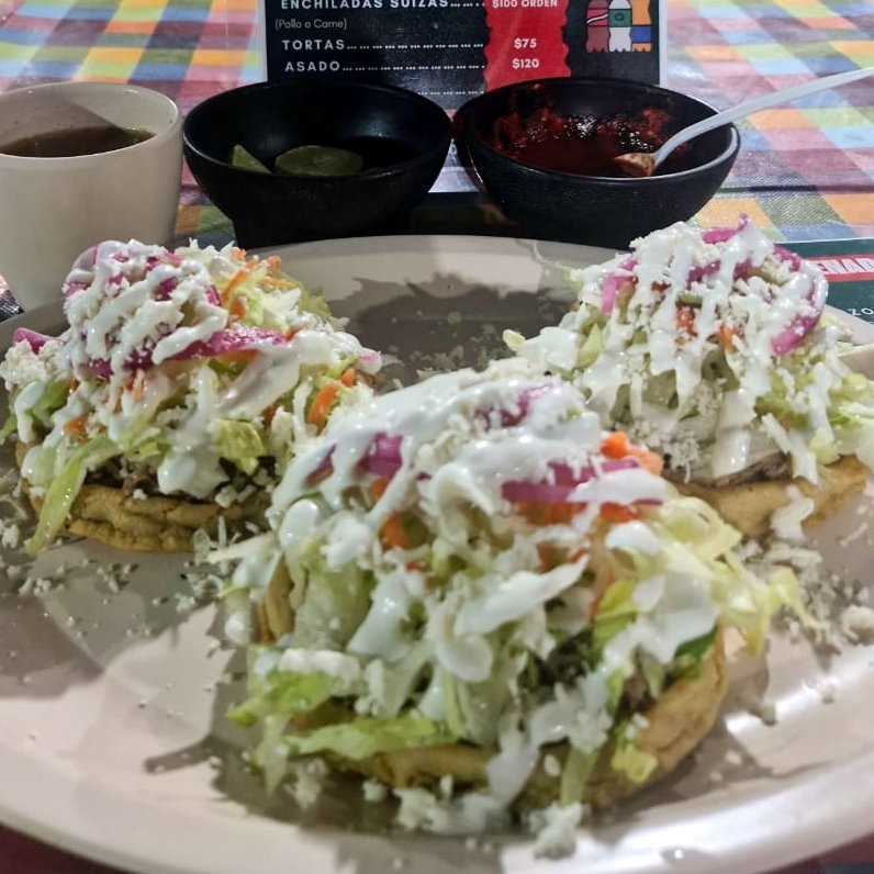 Orden De Sopes De Res (3 Piezas)
