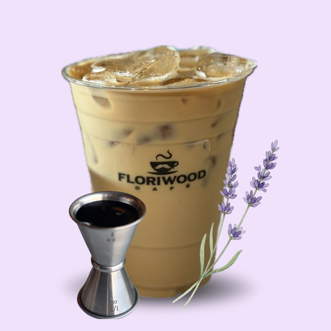Latte Lavanda a las Rocas 16 oz