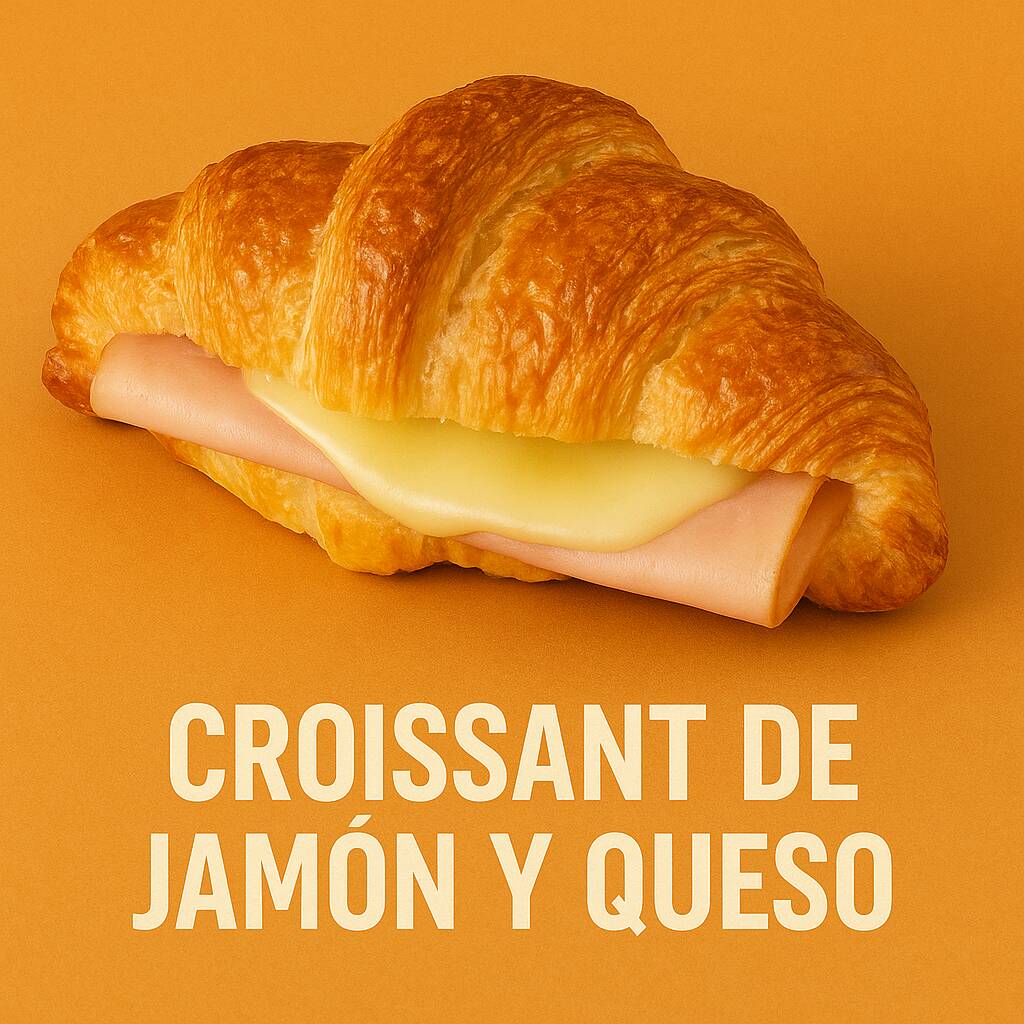 CROISSANT JAMON Y QUESO