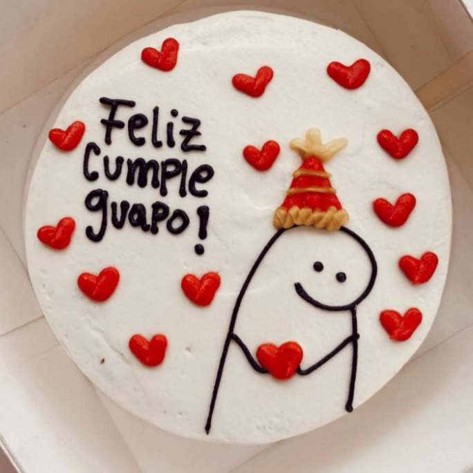 Mini Pastel - Feliz Cumple Guap@!