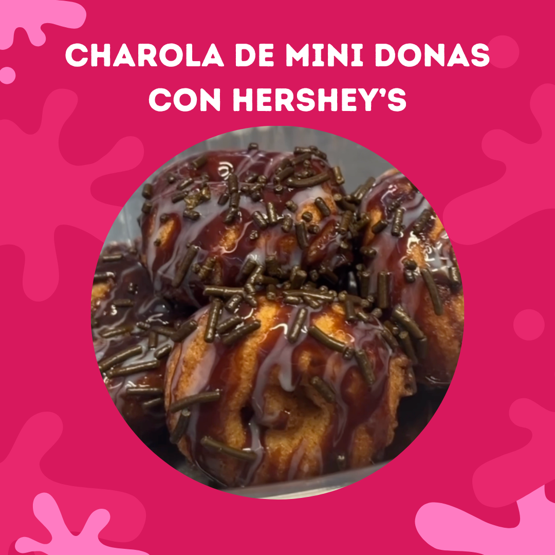 Mini Donitas Charola para Compartir