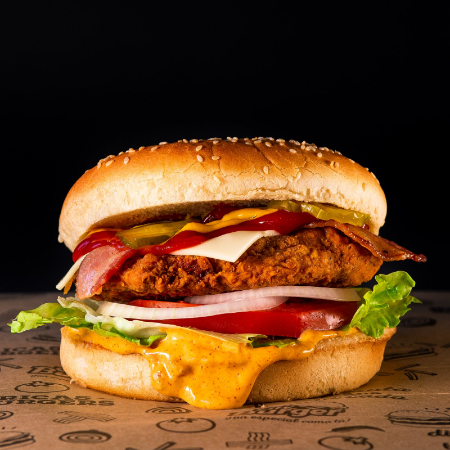 Hamburguesa La de Pollo