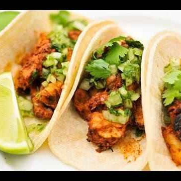 Tacos de Pollo al Pastor