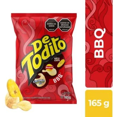 De Todito Snack Sabor Bbq 165 g