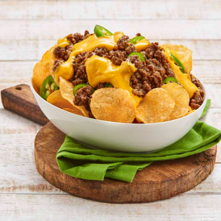 Nachos con carne