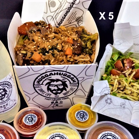 Huggah Box Oriental Personal + Bebida