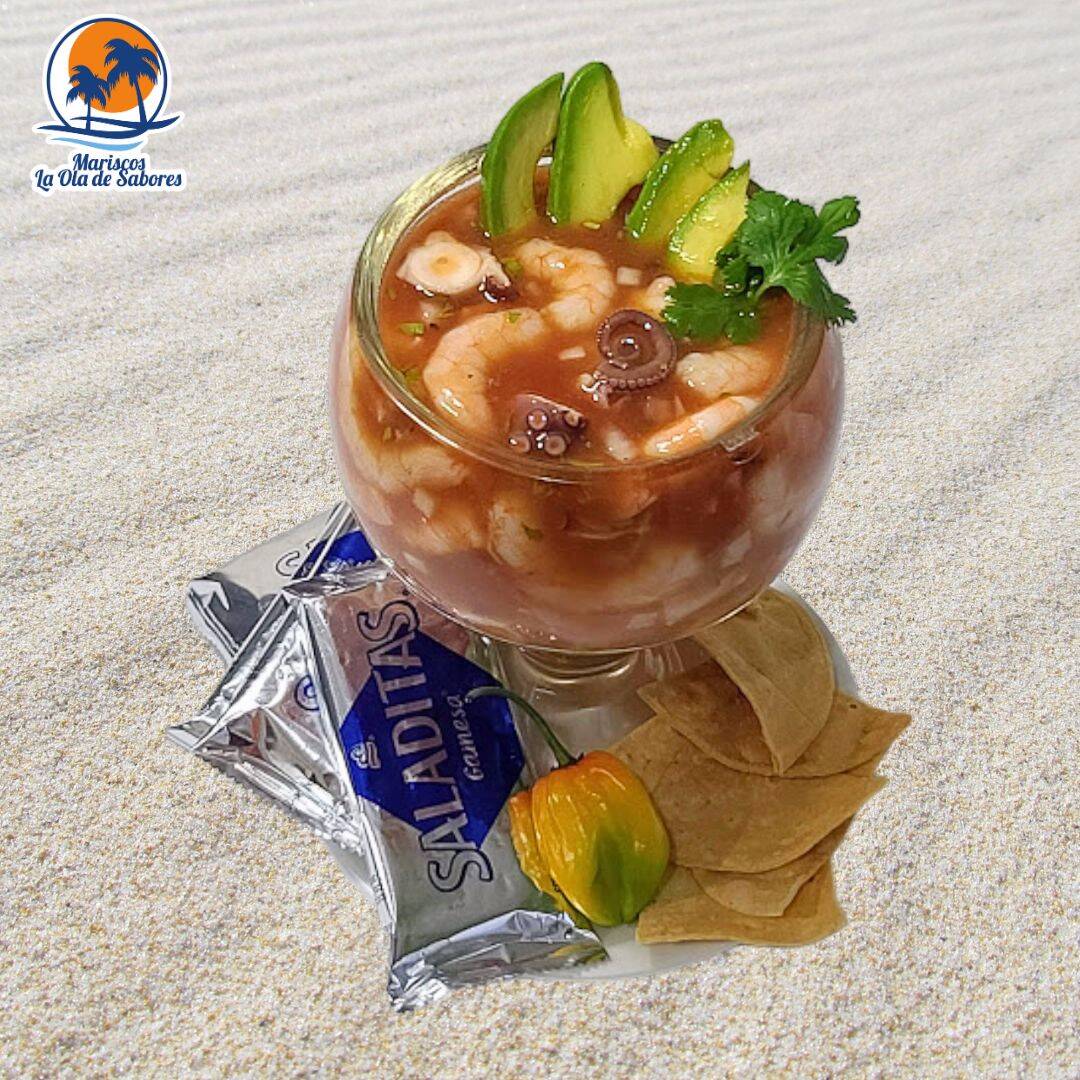 Coctel de Camarón con Pulpo