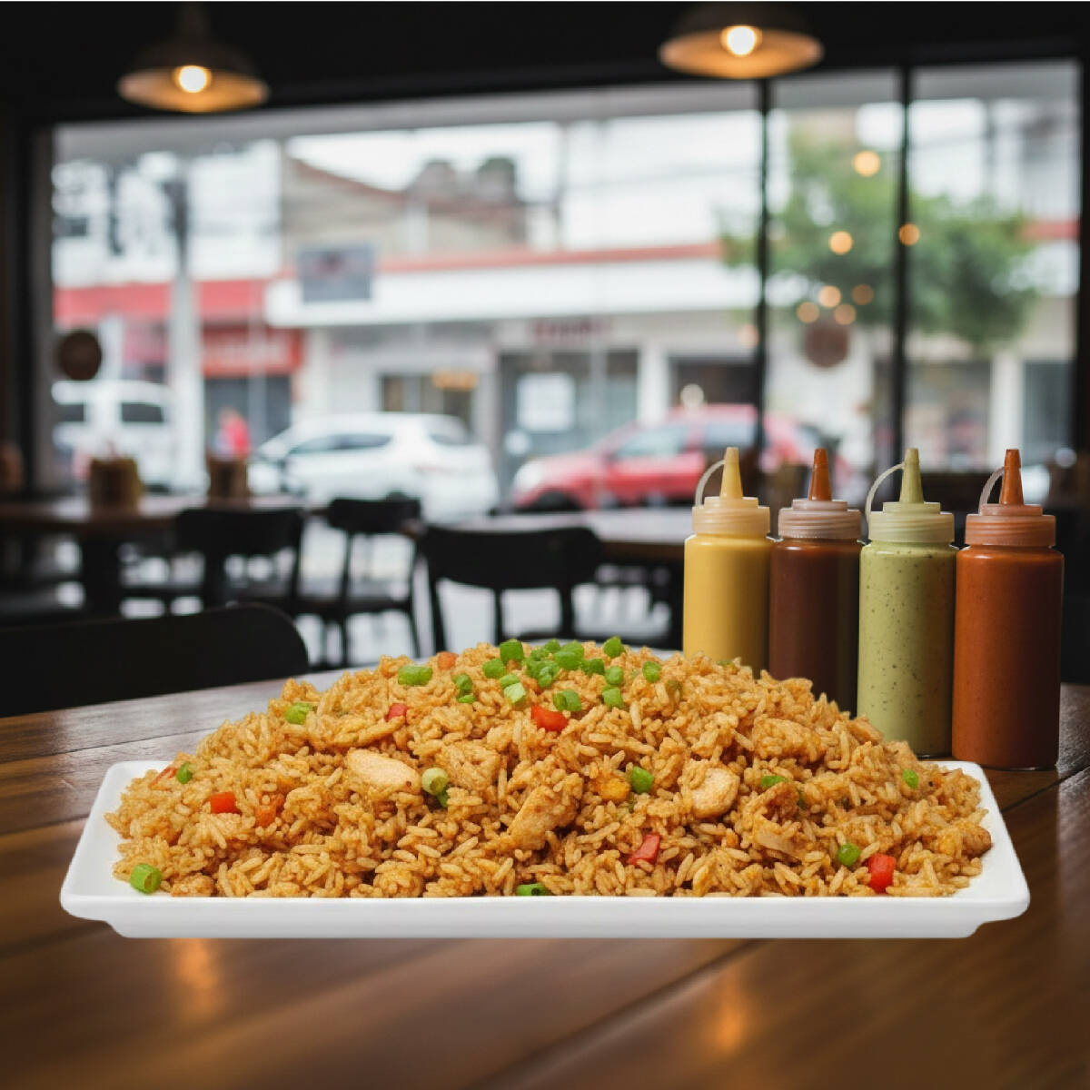 Chaufa de Pollo Criollo