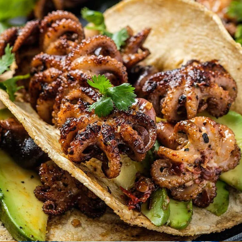 Tostada de Pulpo (1 Pieza)
