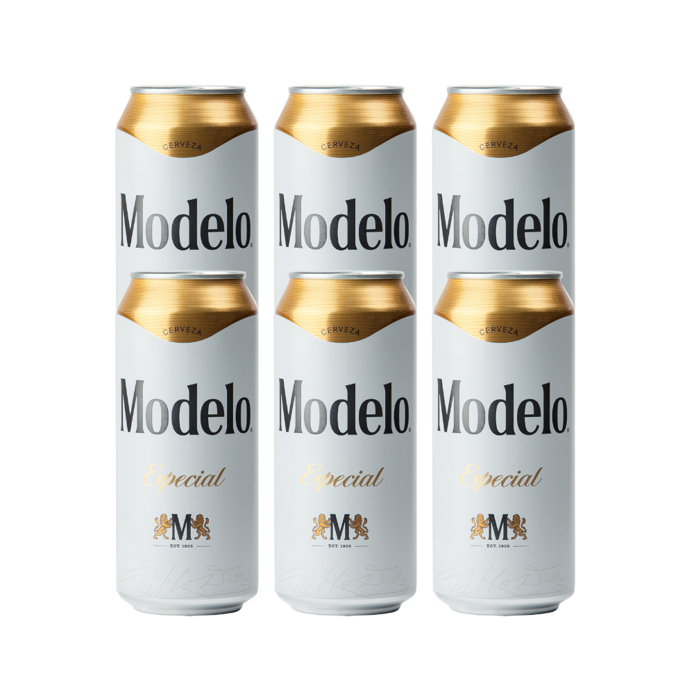 Modelo Cerveza Especial Six Latón 473ml