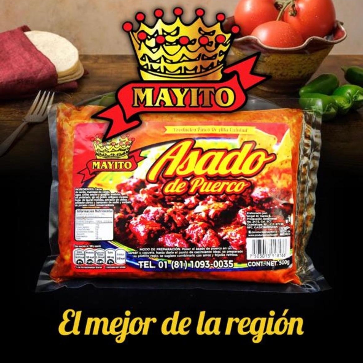 Asado de Puerco 500 Gr