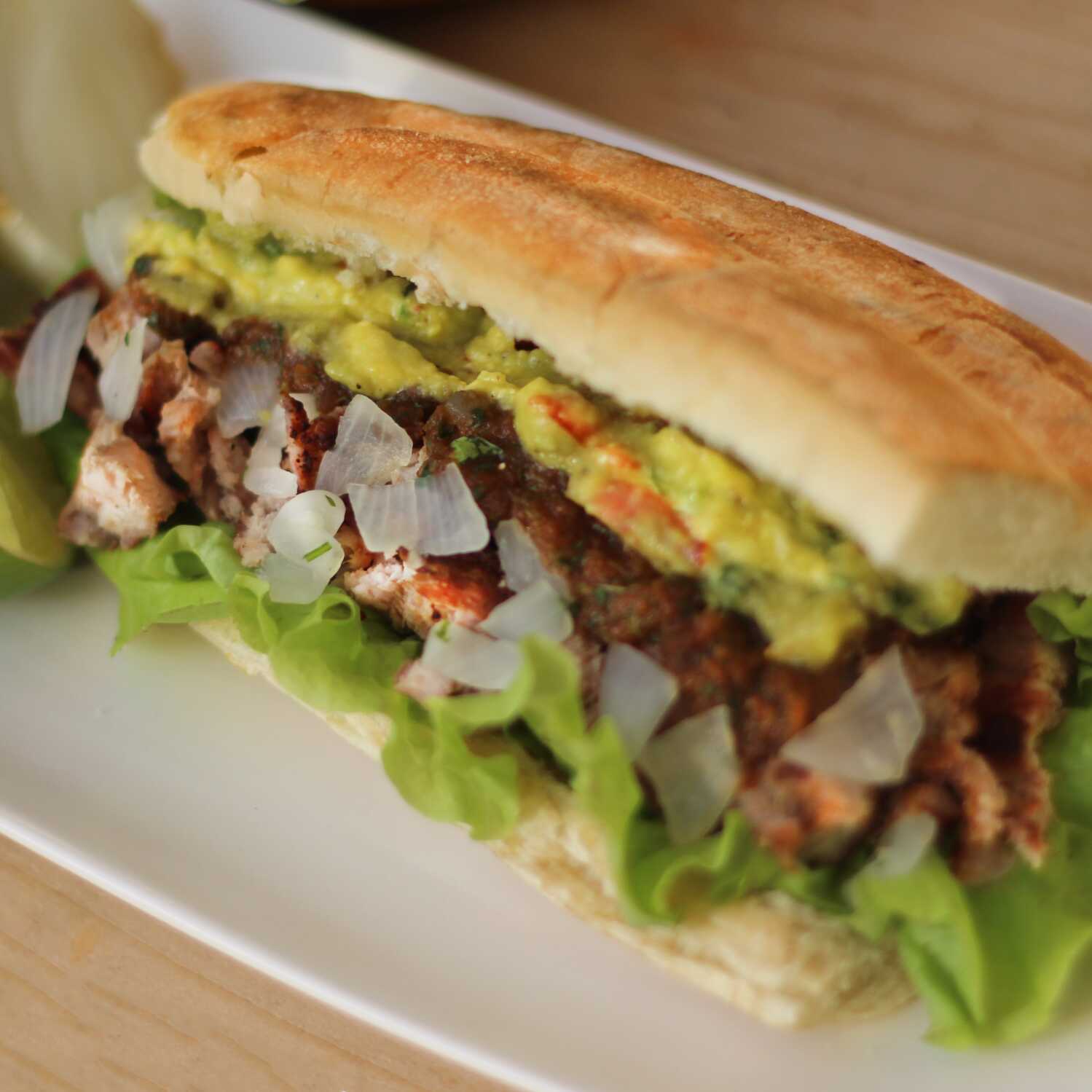 Megatorta De Carne Asada.