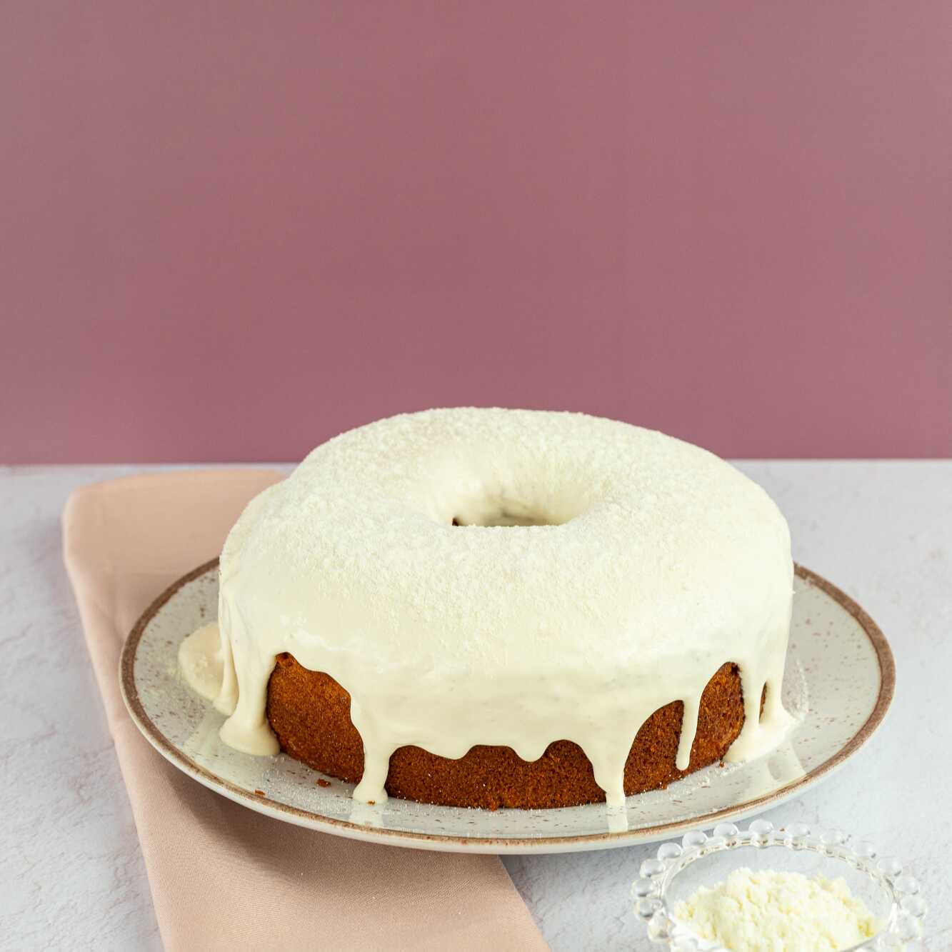 Massa fofinha, cheinha de sabor.
Serve até 16 fatias.