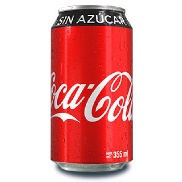 Coca Cola Sin Azúcar (355 ml)