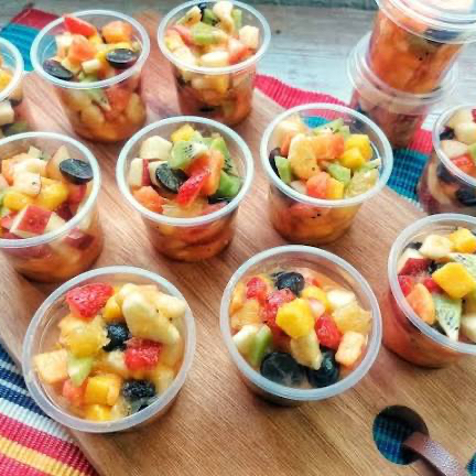 Acompanha granola e leite condensado