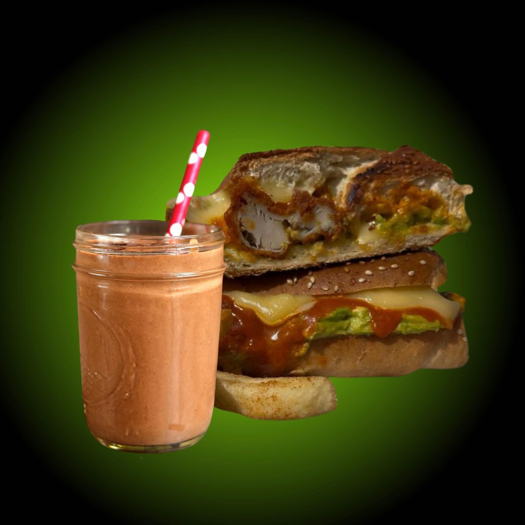 baguettender + Smoothie de cacao