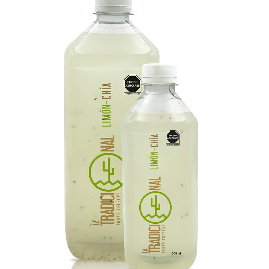 Agua de Limón con Chia 500ml