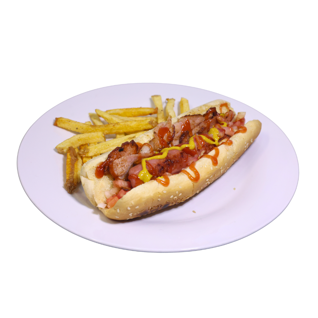 Hotdog de Tocino