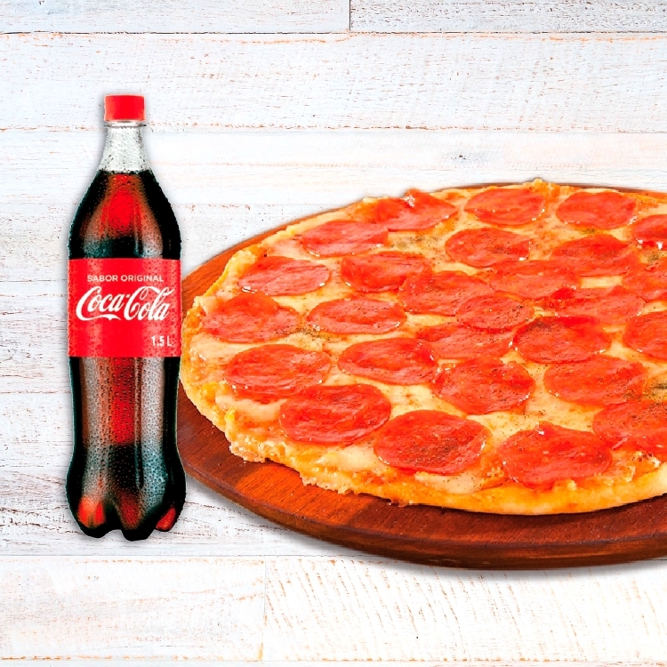 Pizza Personal+ Gaseosa 250ml