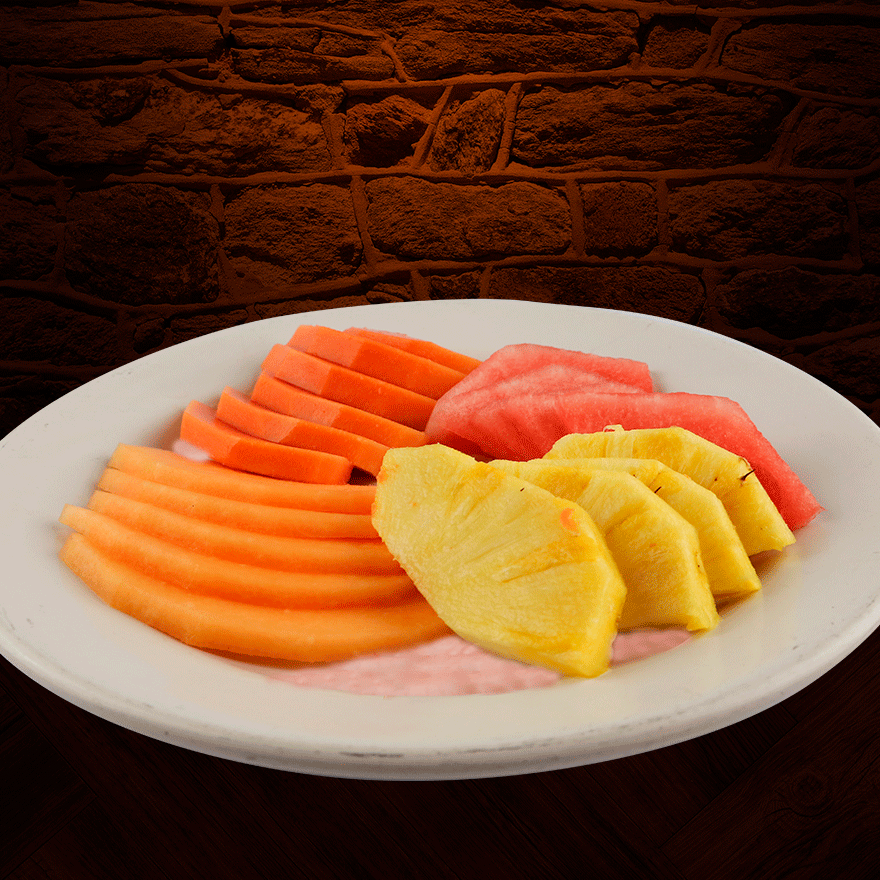 Plato De Frutas con Yogurt Fresa C