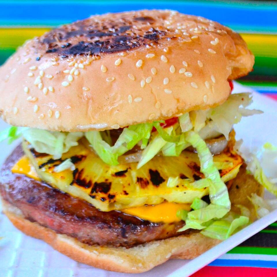 Hamburguesa Hawaiana