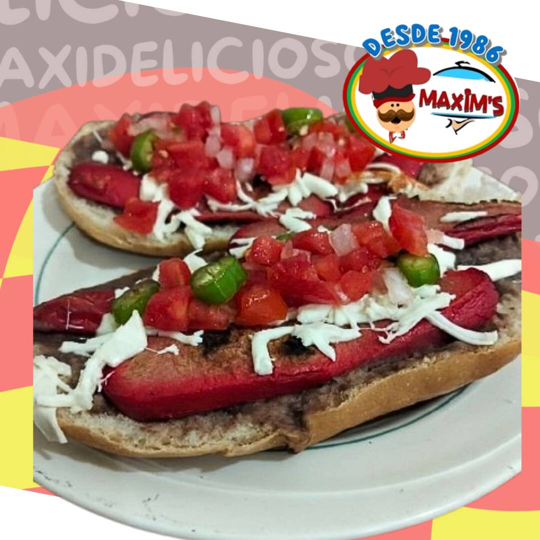 MOLLETES CON SALCHICHA PARA ASAR