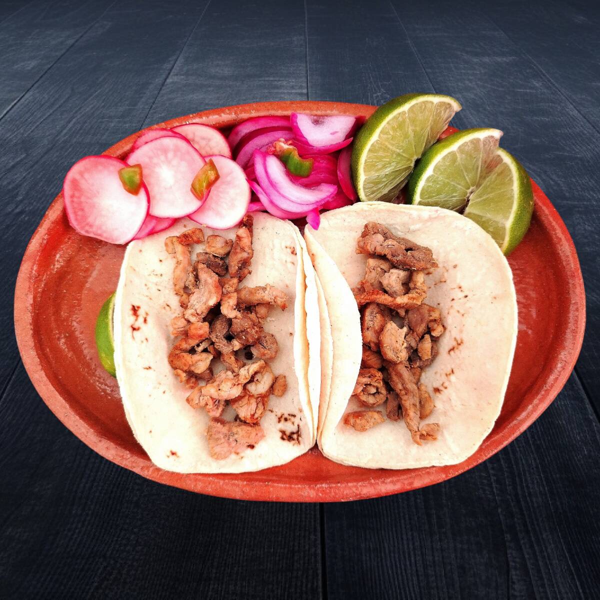 Taco de Chuleta Con Tortillas de Maiz