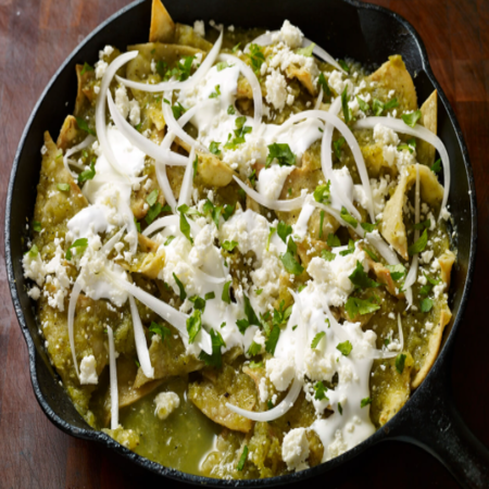 Chilaquiles verdes sencillos